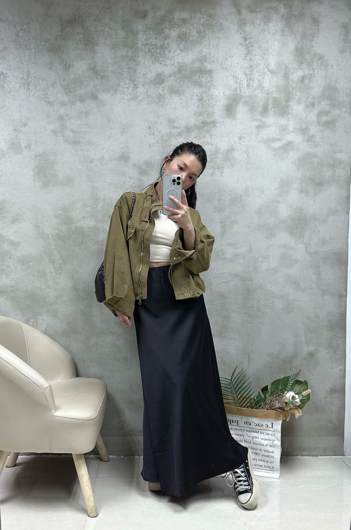 洗水牛仔布外套