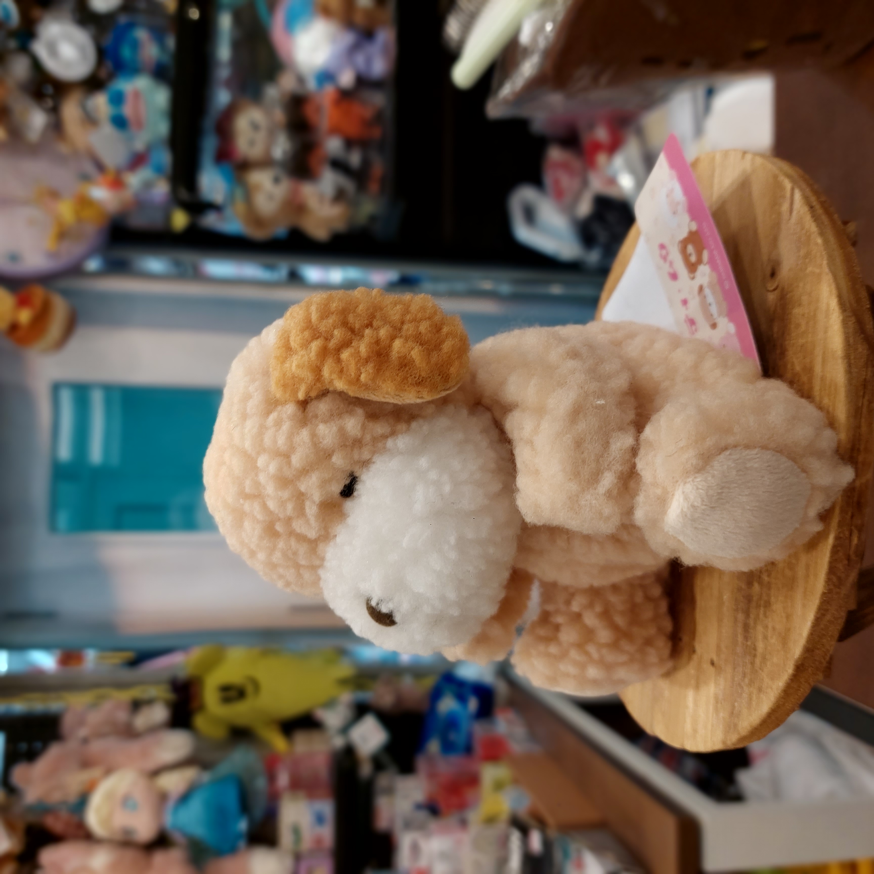 日本 SHINADA 復古毛茸茸 動物小公仔 羊仔，兔兔，小狗 三款選