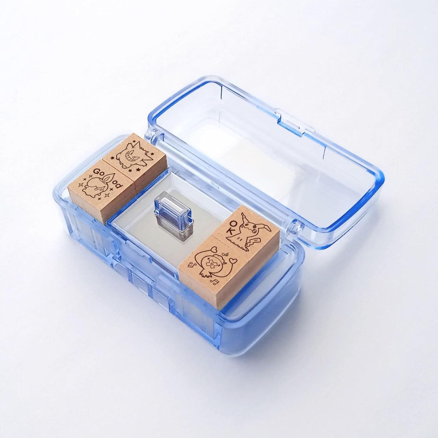 現貨｜Pokemon 耿鬼 / 謎擬Q 日本製 迷你 木製 印章 套裝 (SGM-036) 