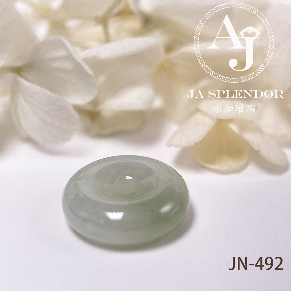JN-478/482/492/494 天然翡翠A玉 冰潤秋香綠小平安扣