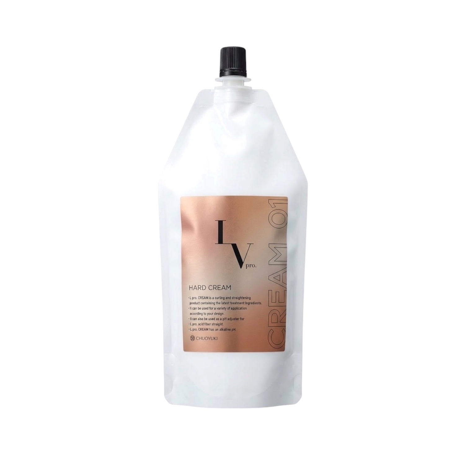 CHUOYUKI LV Pro Hot Perm 01 Hard Cream 強力鹼性直髮1劑 500g