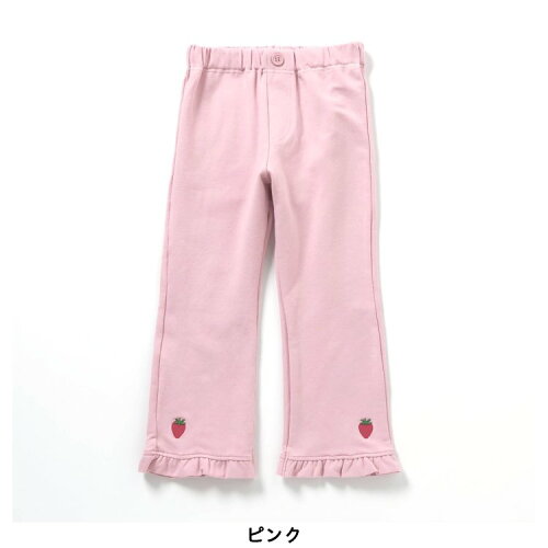 🆕 【⭐訂購⭐】日本直送 🇯🇵 🌀刺繡圖案口袋 摺邊褲腳 女孩長褲［3款選］🌀[ELCA-0091][260411]