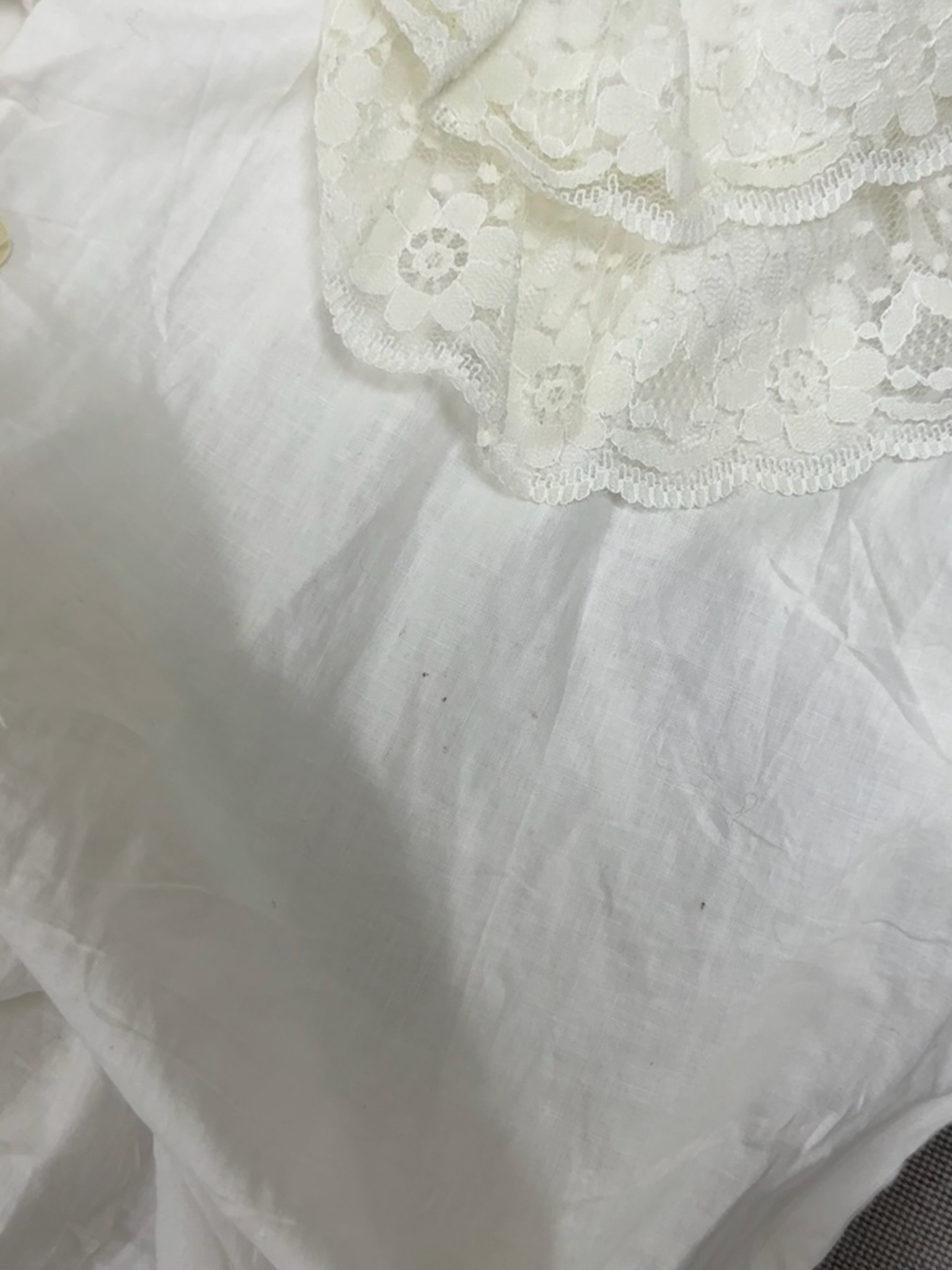 Victorian Style Lace Long-Sleeved Top Twin Set