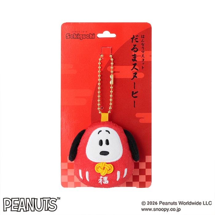 Snoopy達磨公仔掛飾
