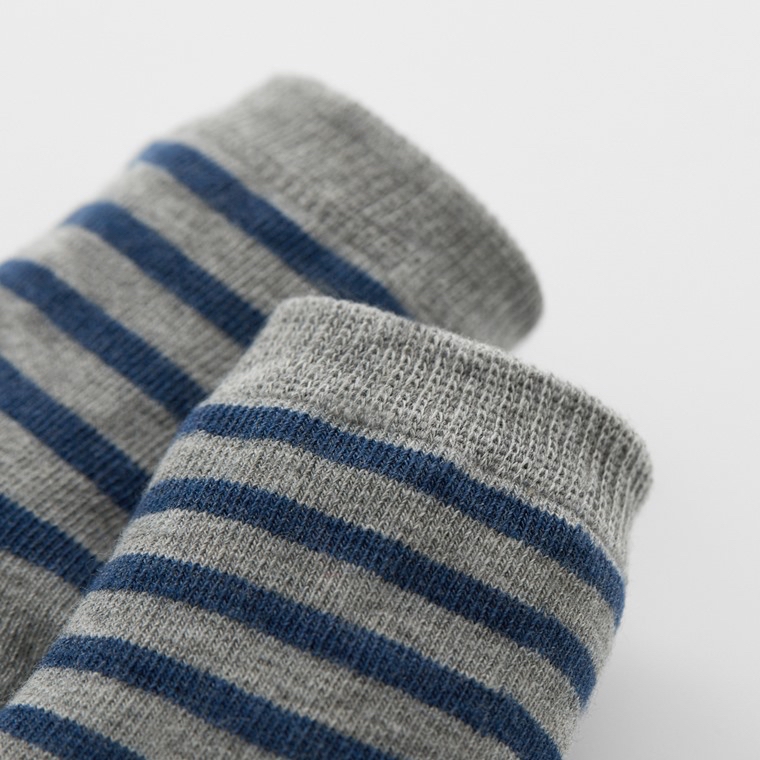 部分現貨💚預訂 台灣直送💚兩色可愛提花防滑中筒襪三對裝