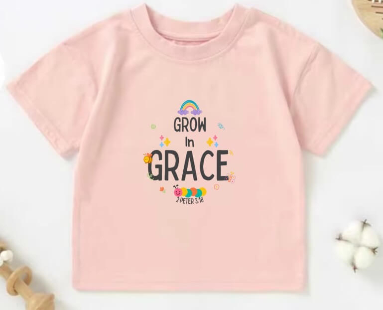 Grow in Grace純棉短袖T恤