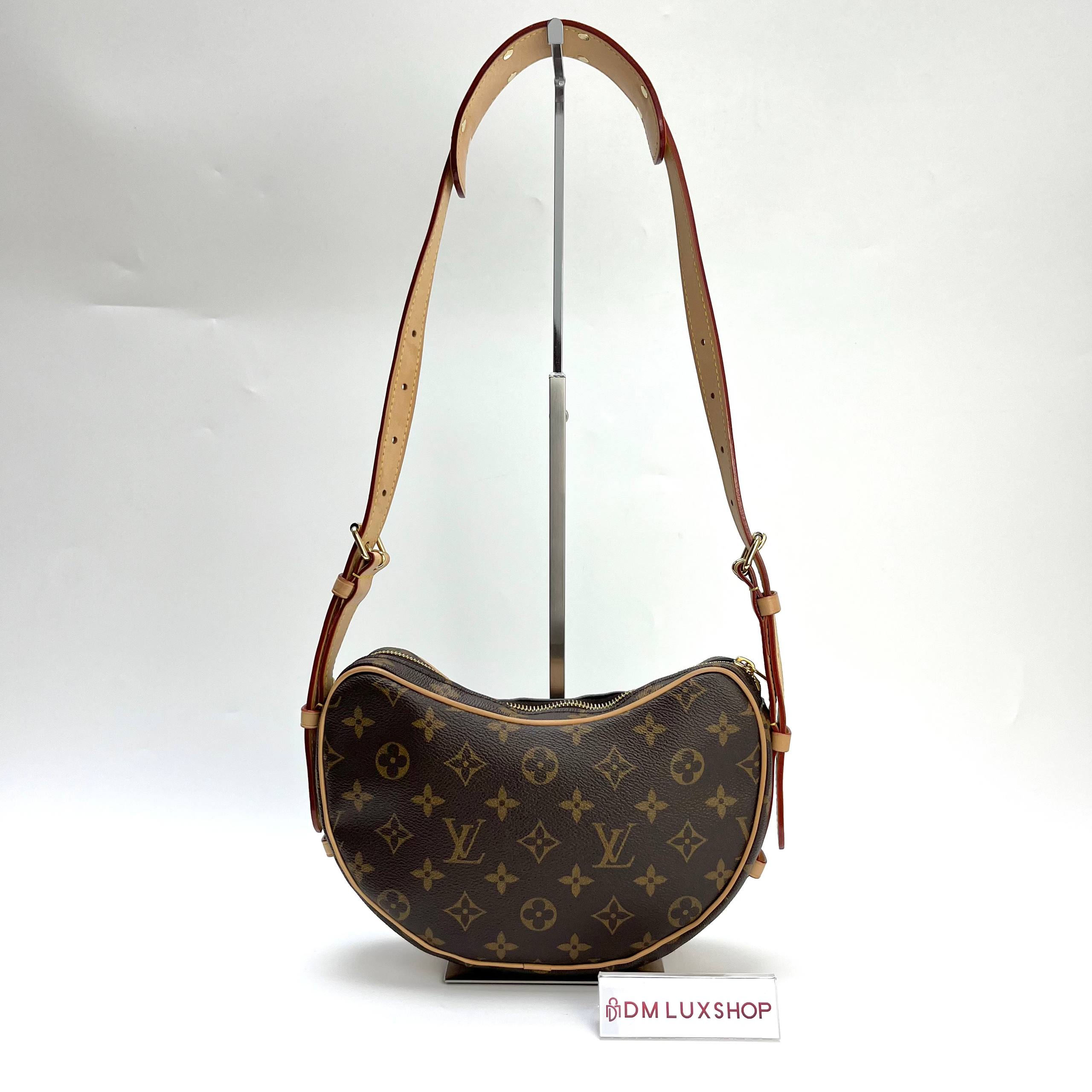 LV Monogram Croissant PM GHW