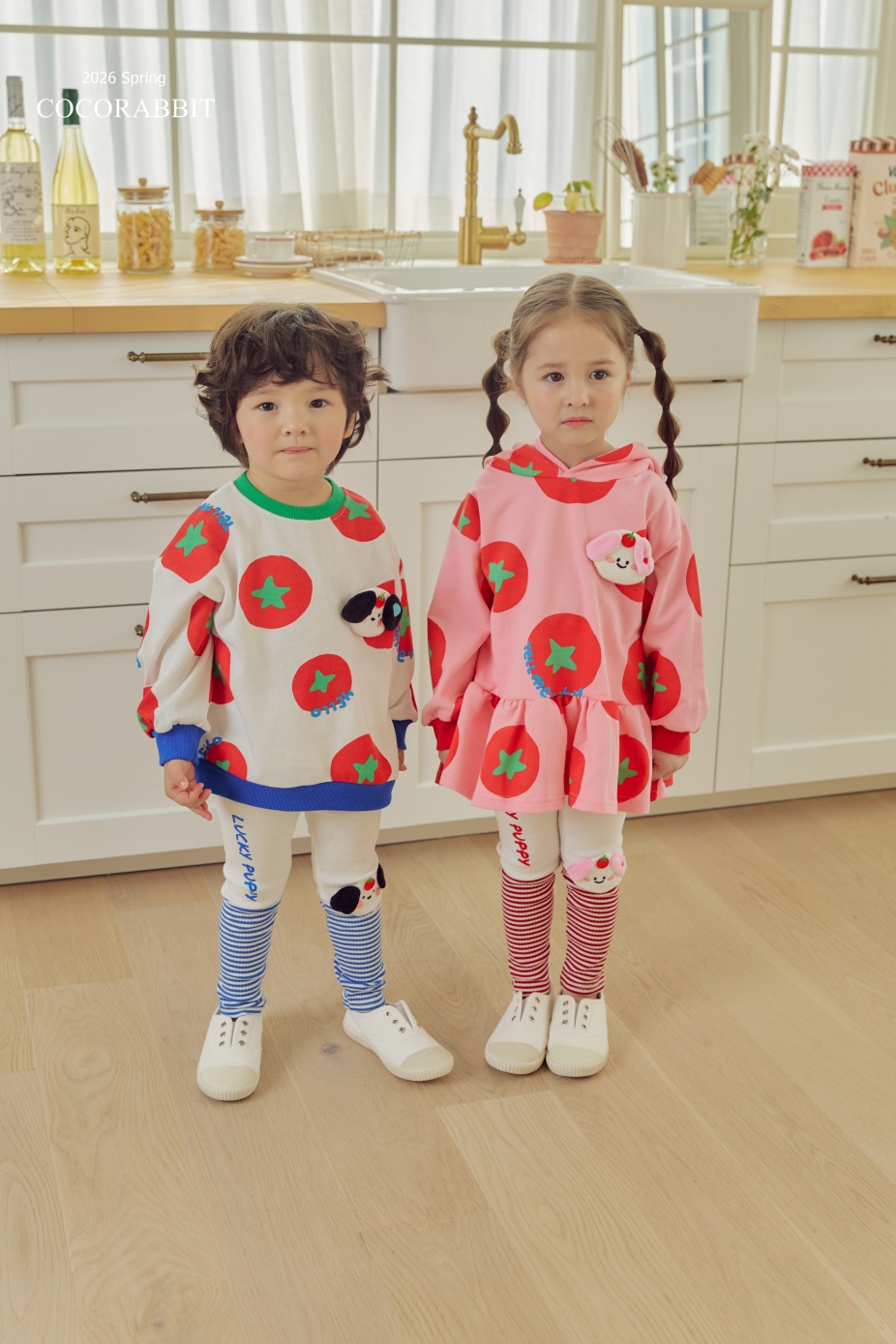 蕃茄 Top / 蕃茄連身裙 / 狗仔 Legging