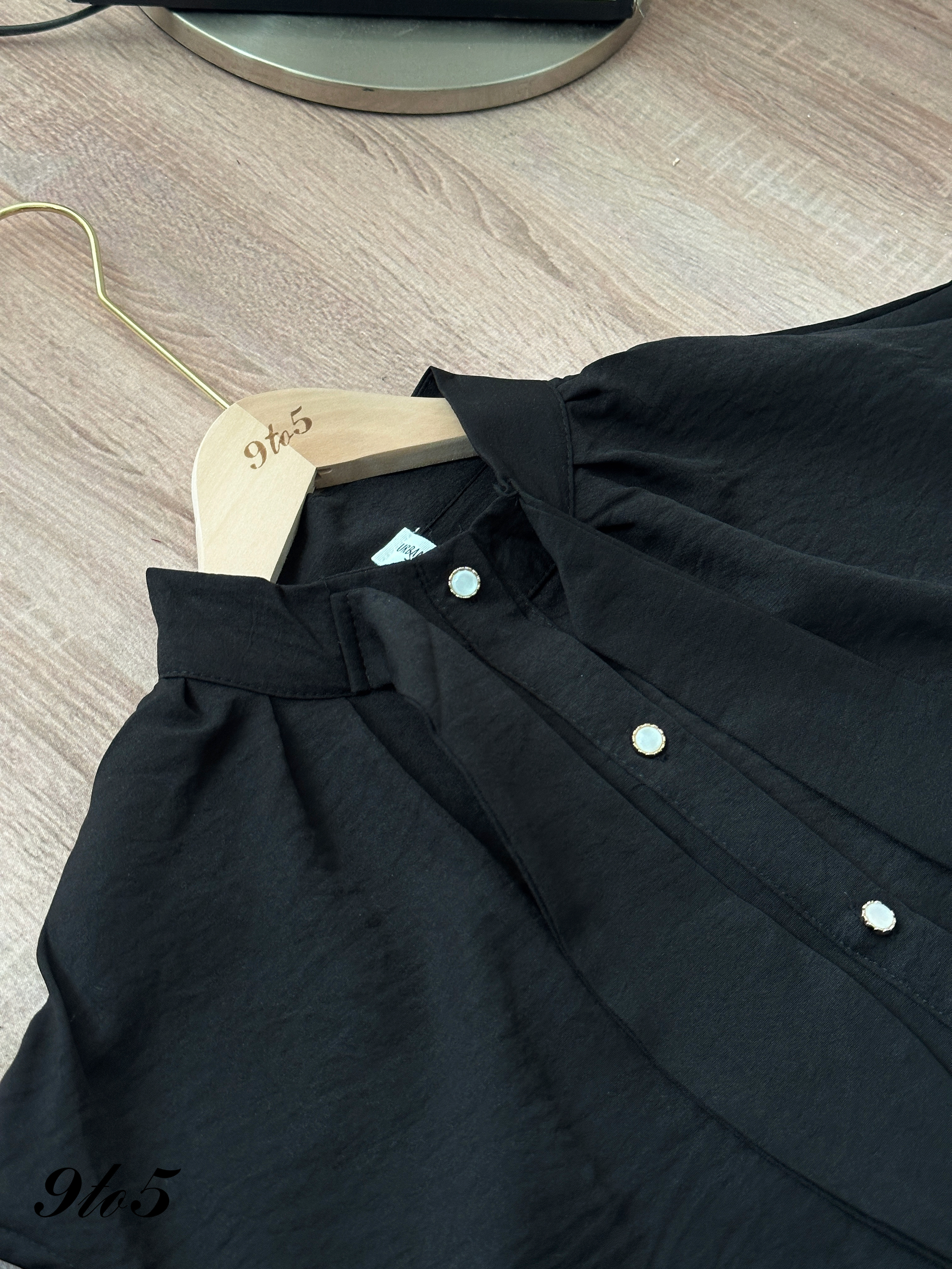 T4450 Bow-tie Cape Sleeve Shirt - 3 Colors 