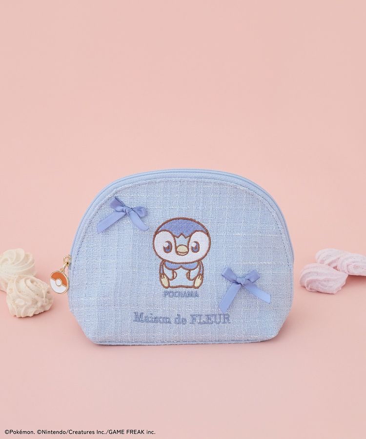 🎀【預訂】 PokePeace x Maison de FLEUR 圓形化妝包 - Pochama
