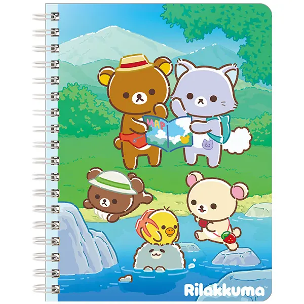 RK 日版 鬆弛熊 泡泡貓系列 B6圈簿(全2款)