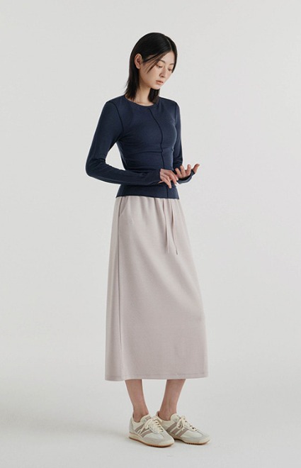 預購_New Softy Long Skirt by Front2line