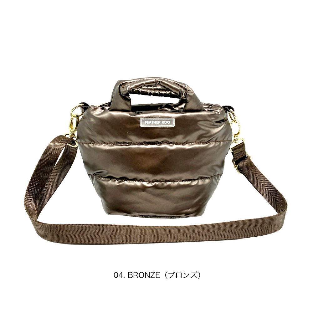日本代購【 2026秋冬新商品 日本直送  ROOTOTE 羽絨 迷你手袋 Baby Feather Roo Tote Bag 】