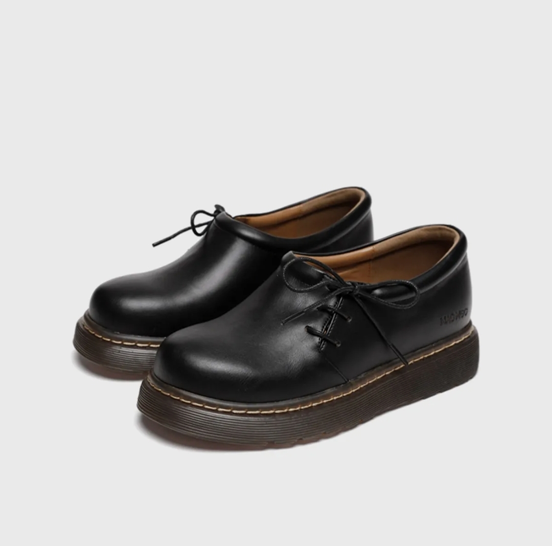 Macmoc Bud Side Lace-Up Cushion Loafers (3cm)