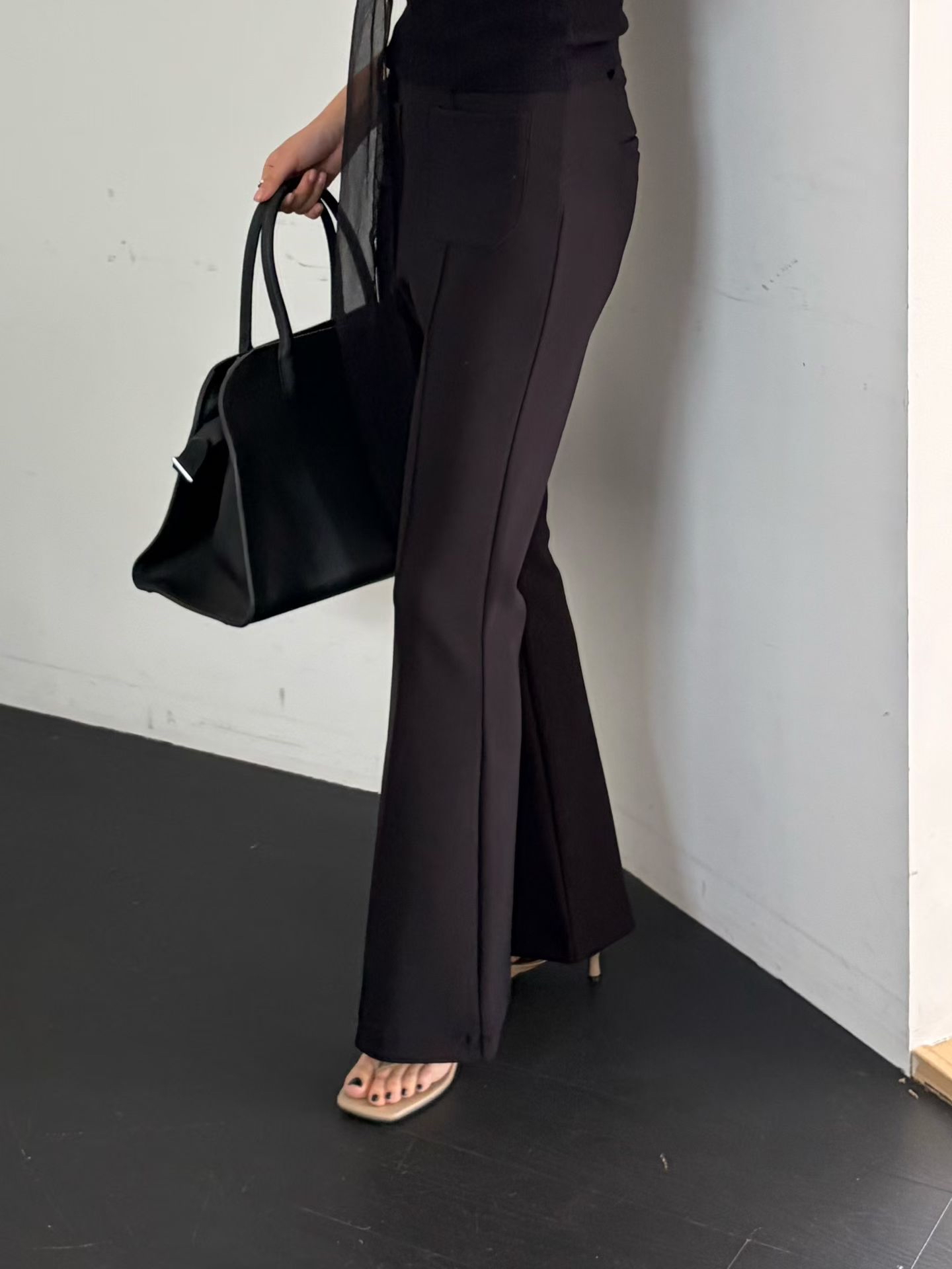 ♥︎2Pockets Flared Pants神褲