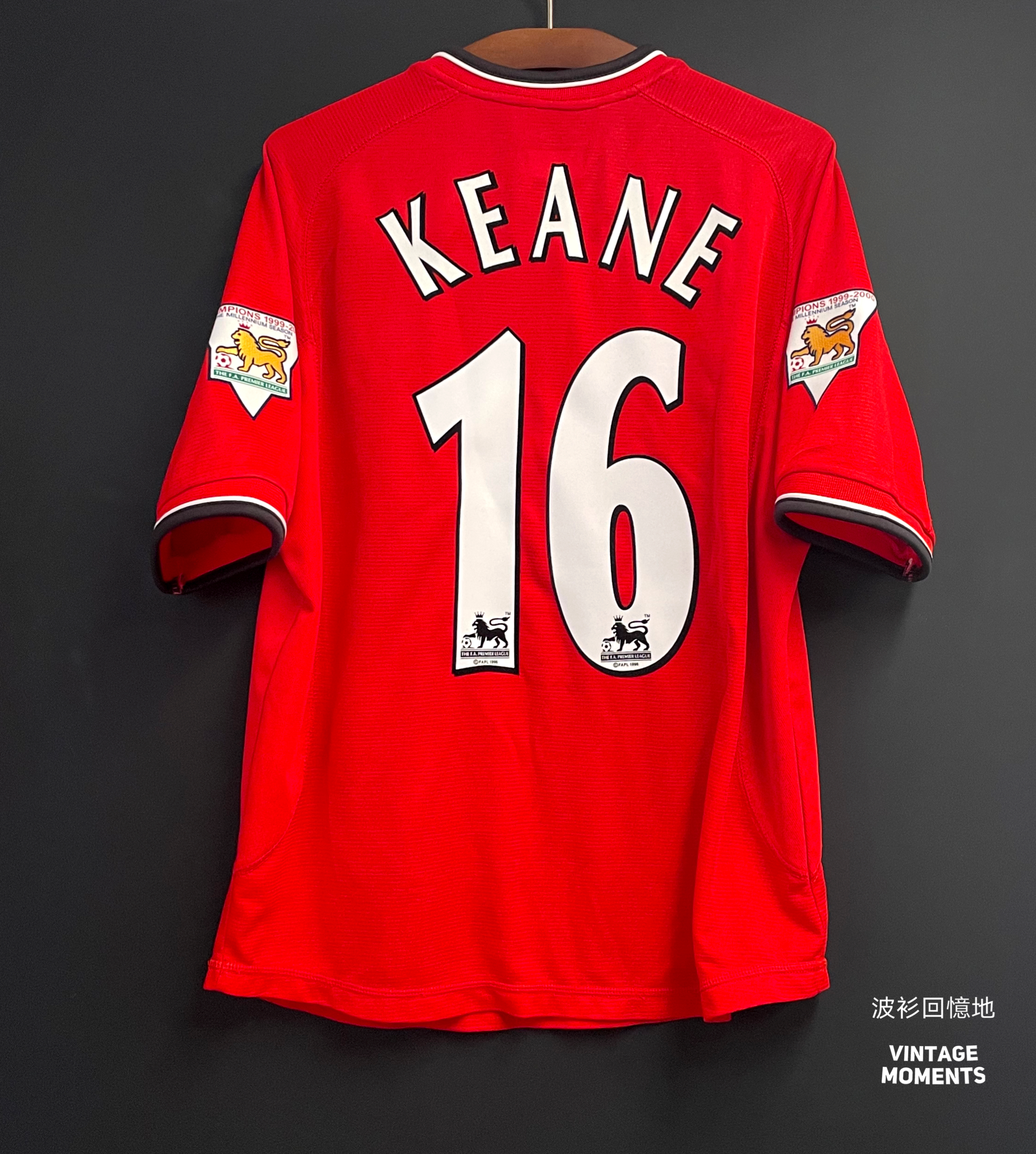曼聯00/01主場 堅尼 MANCHESTER UNITED HOME KEANE