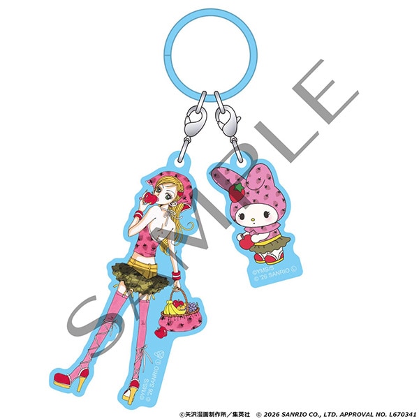 矢澤愛 近所物語 × Sanrio POP UP STORE 2連掛件匙扣 #P-GLG0365 (PRE-ORDER) [2026/11]