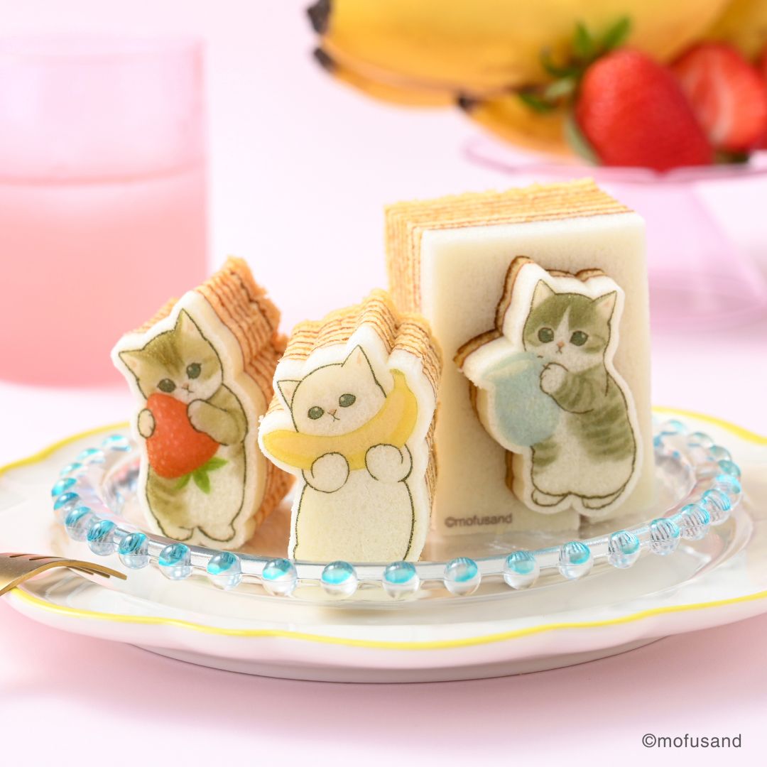 金澤萬久mofusandかたにゃきバウム３個セット年輪蛋糕 3個 - 01260347