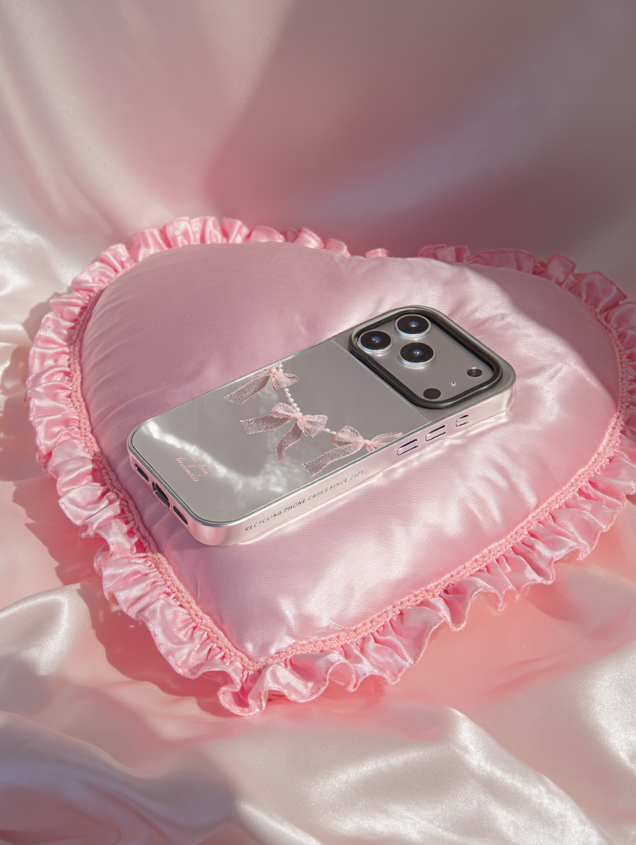 【On The Girl's Date!】銀框鏡面MagSafe iPhone Case