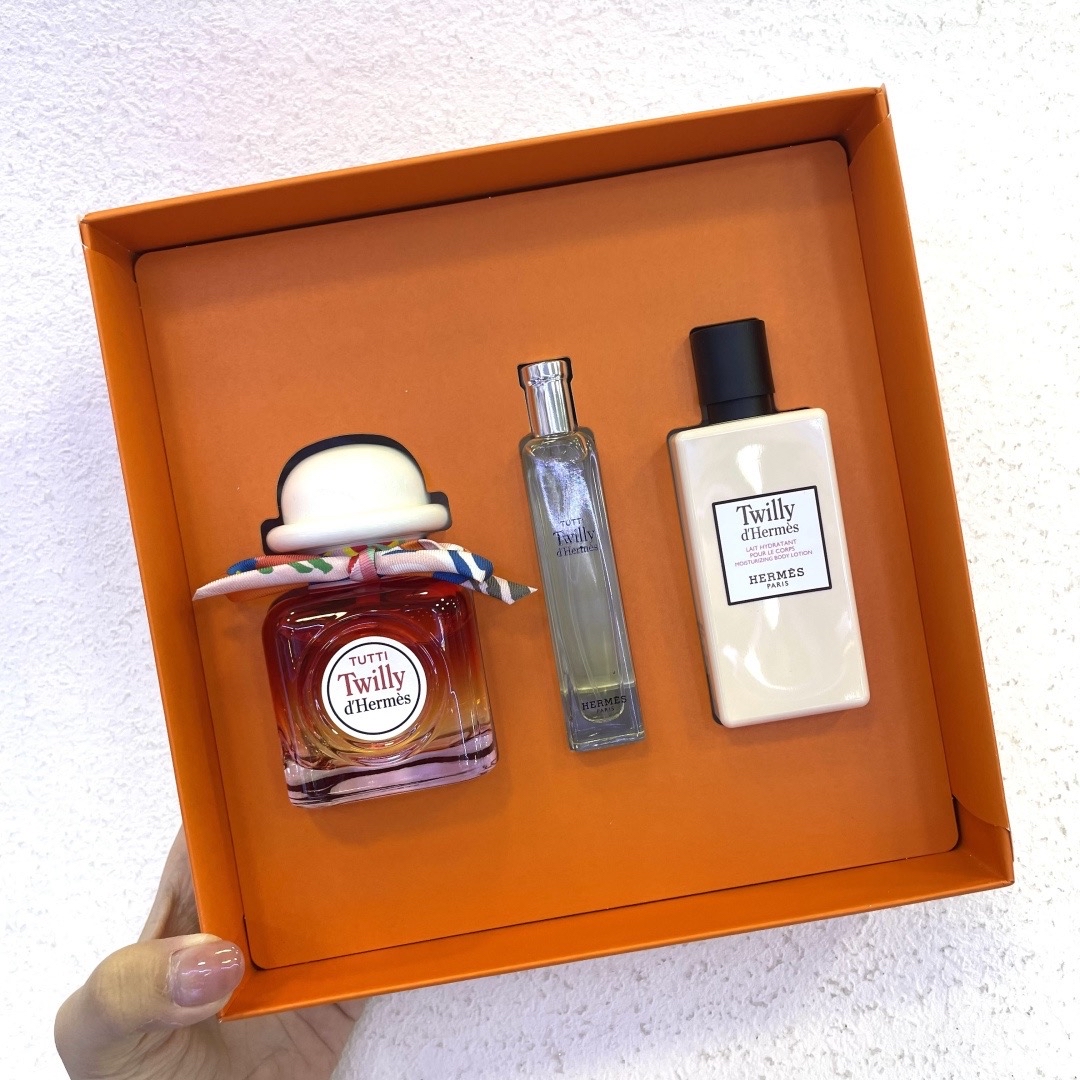 Hermes 愛馬仕Twilly絲帶香水套盒