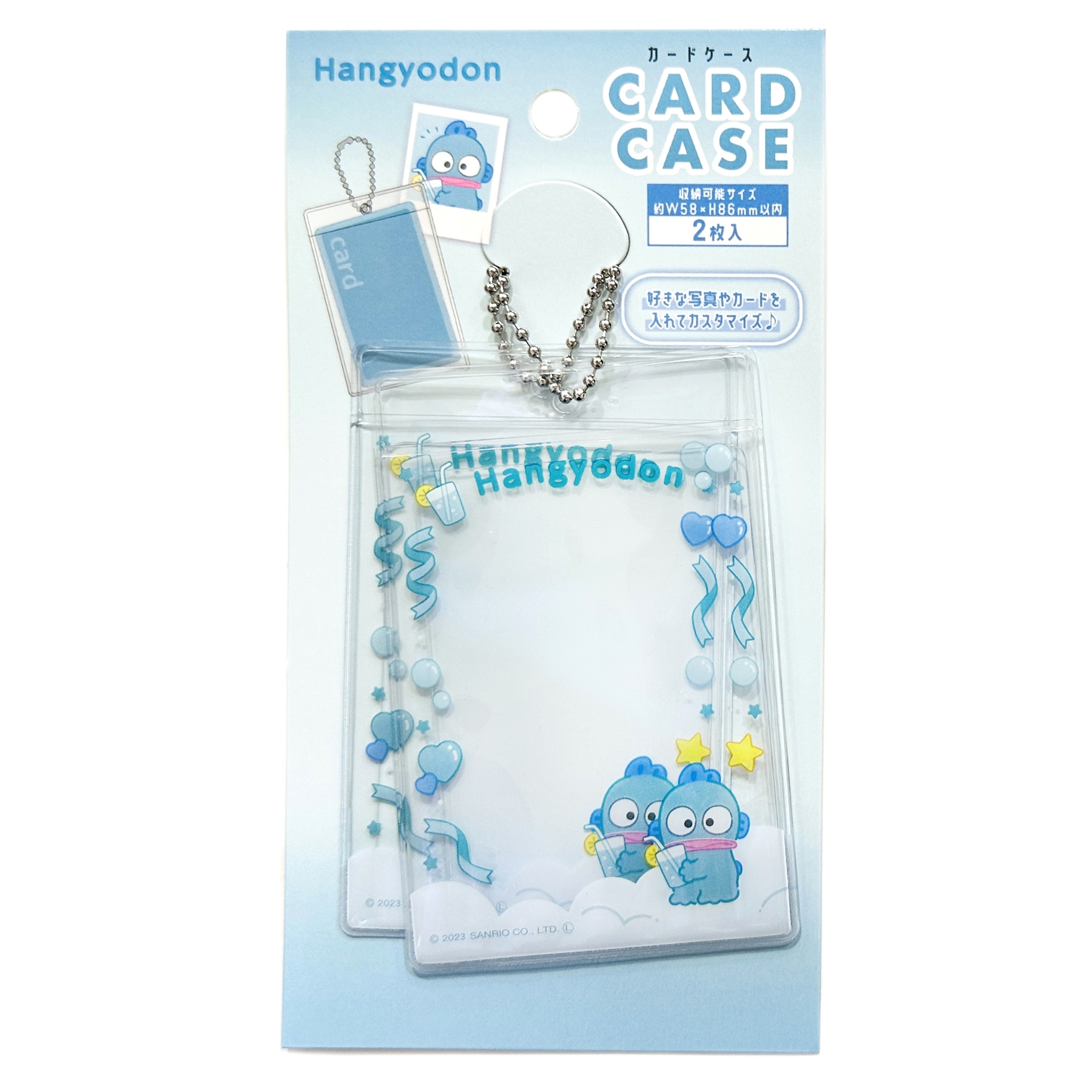 【一套兩個】現貨｜Sanrio Hangyodon 水怪 日版 透明卡套 八達通套 (303373)