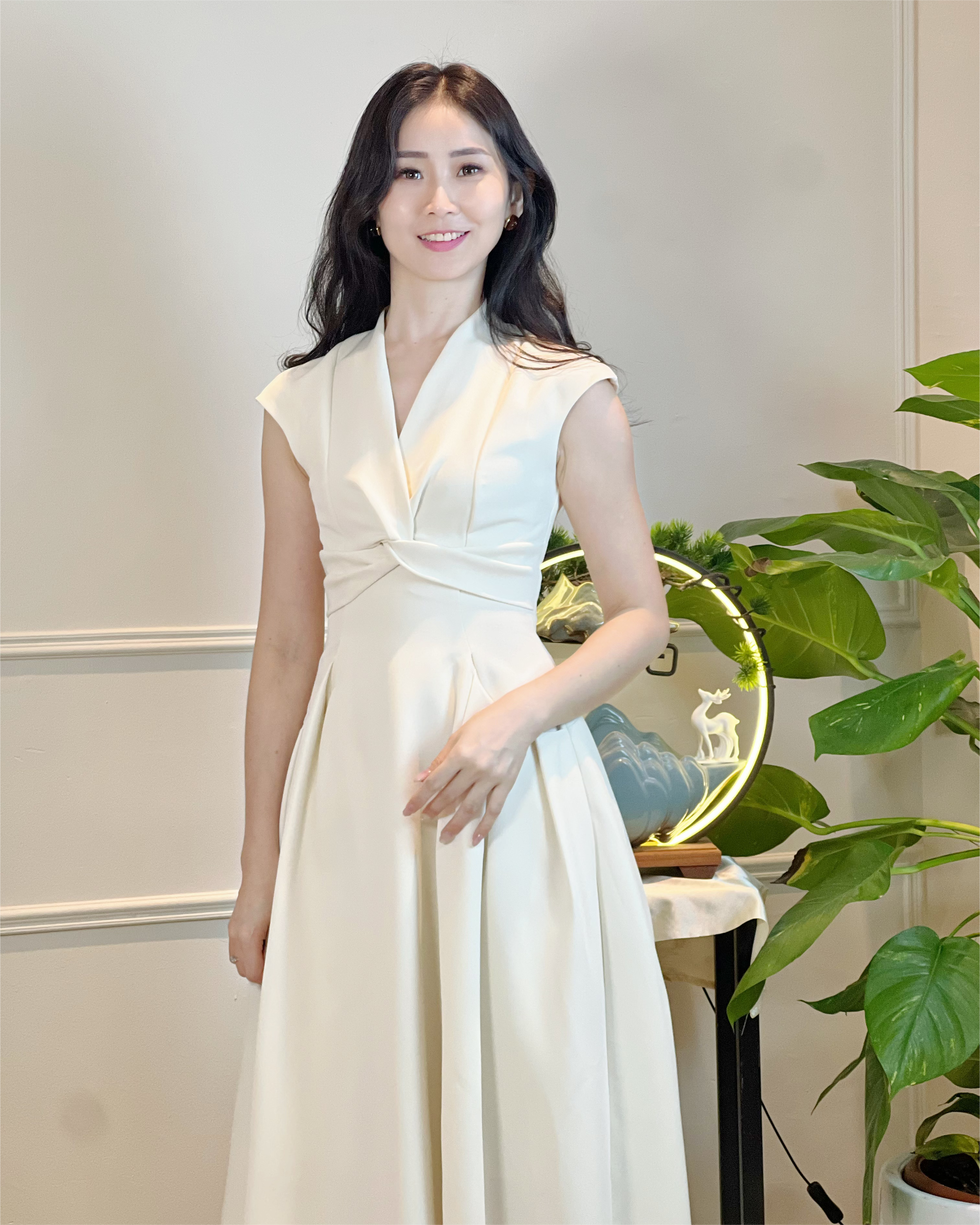 5092 Elena Grace Midi Dress