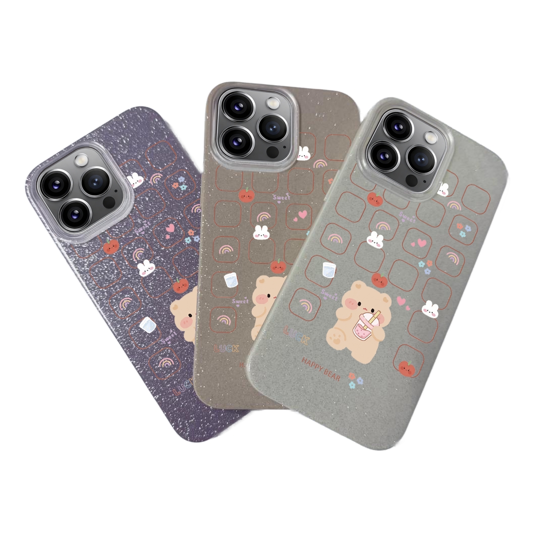 BLING CASE PHONE FOR IPHONE - DESIGN BEAR F