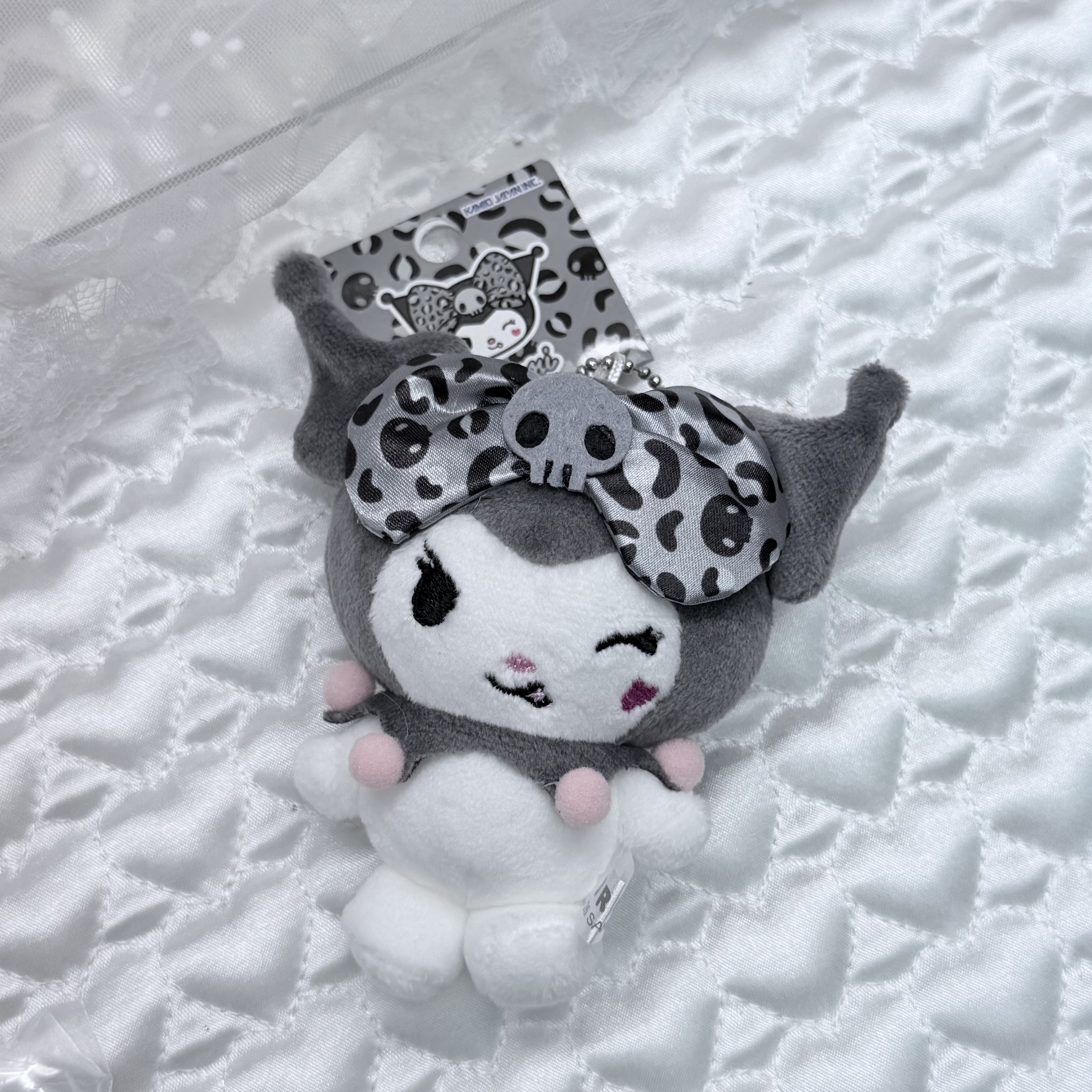 Kuromi 豹紋小吊飾 ~10cm