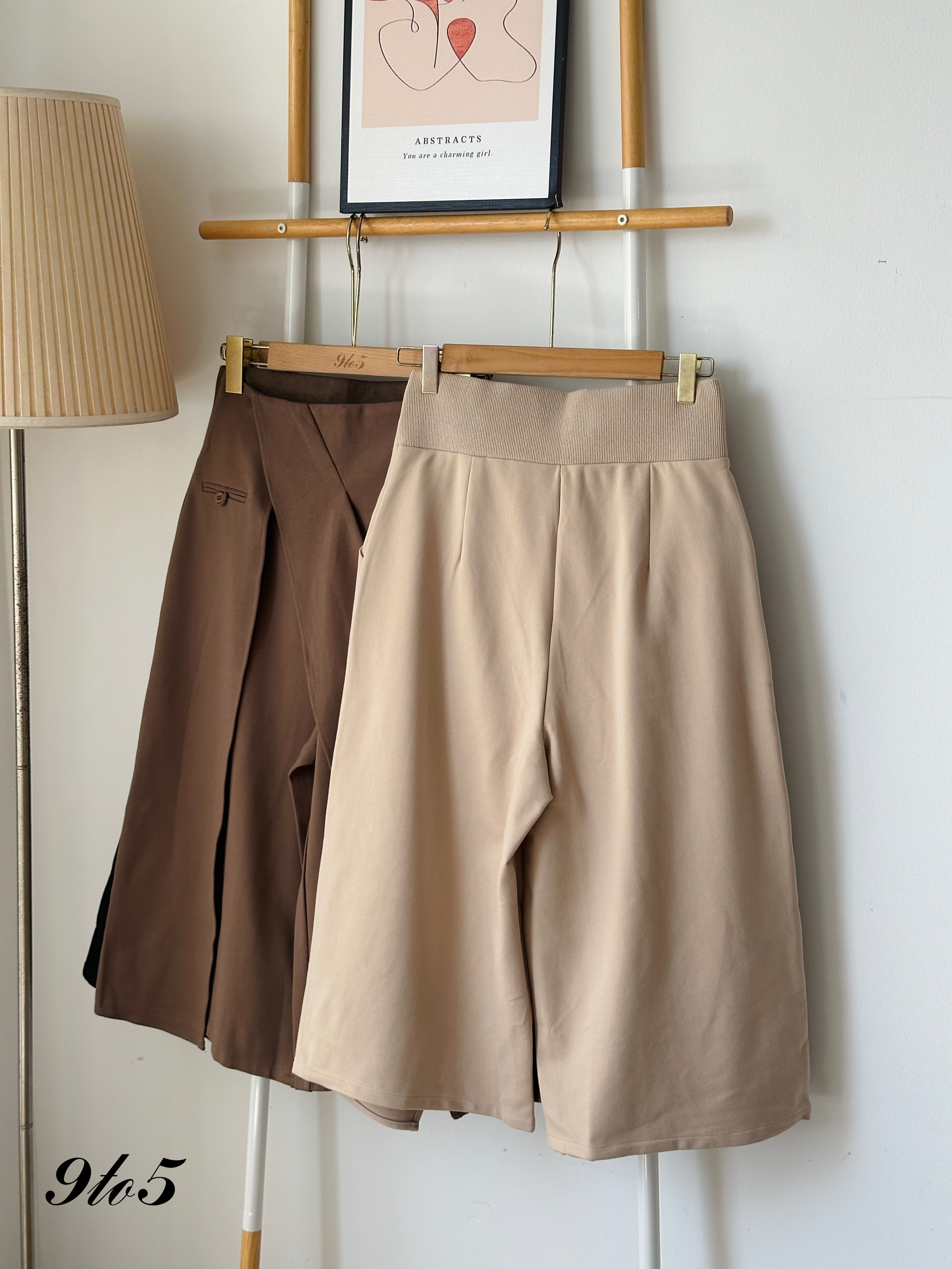 S1780 Overlap Long Pants - 3 Colors