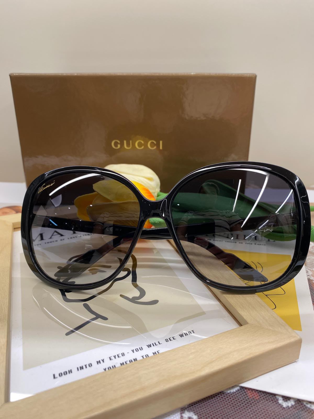 Gucci Oversized Round Sunglasses