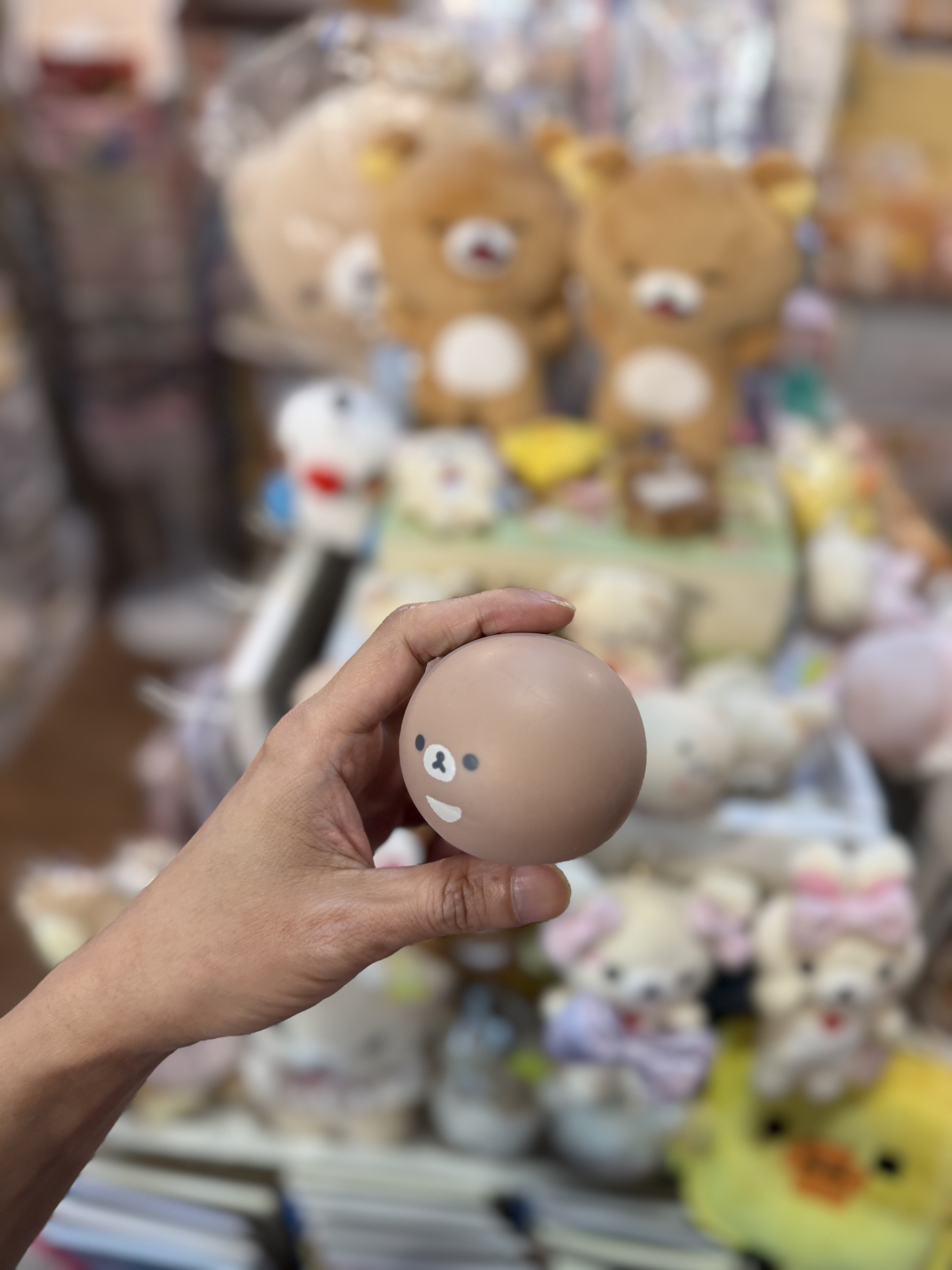 《現貨》全新日本扭蛋Rilakkuma減壓球