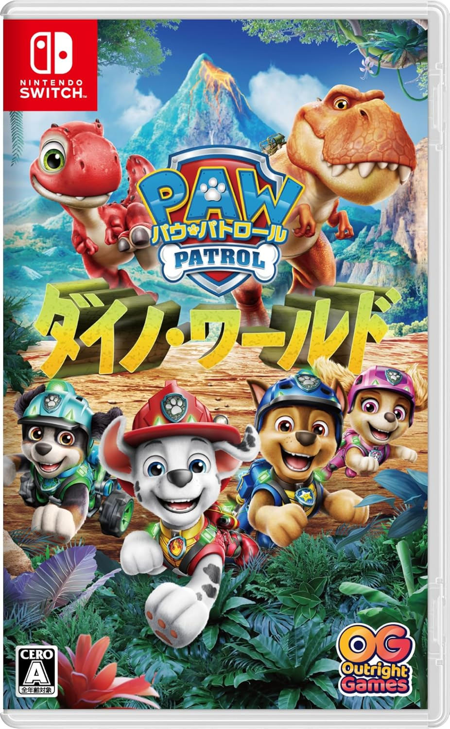 【預售 31/7】NS 汪汪隊立大功：恐龍世界 PAW Patrol: Dino World 中/英/日文  (日文封面) PO0834
