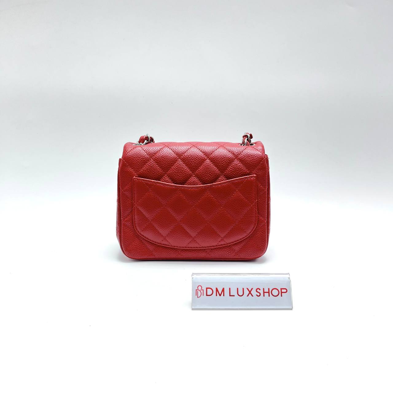 Chanel Red Caviar CF Mini Square (Serial 18)