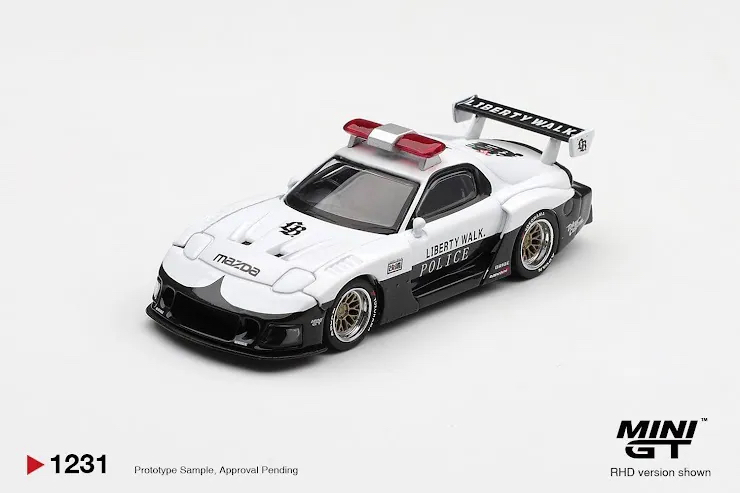 （預訂 Pre Order) Mini GT ( MGT01231-R ) MAZDA RX-7 LB-Super Silhouette Police