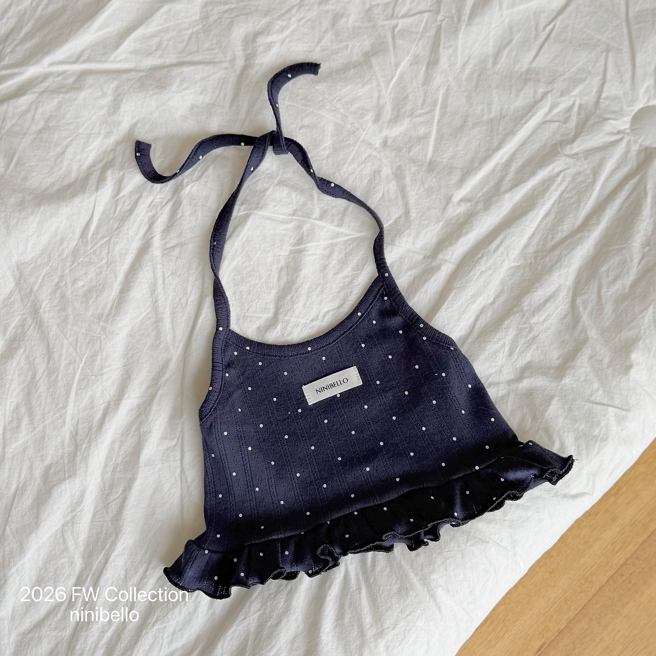 Ninibello | Bibi Eyelet Halter Top
