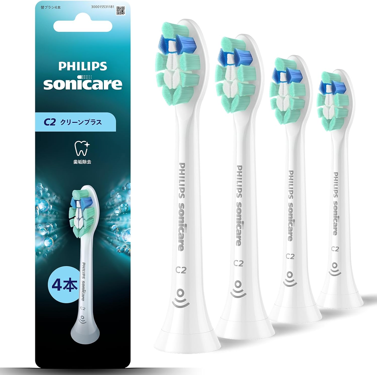 Philips Sonicare DiamondClean C2 HX9024   (4支裝) Toothbrush Heads