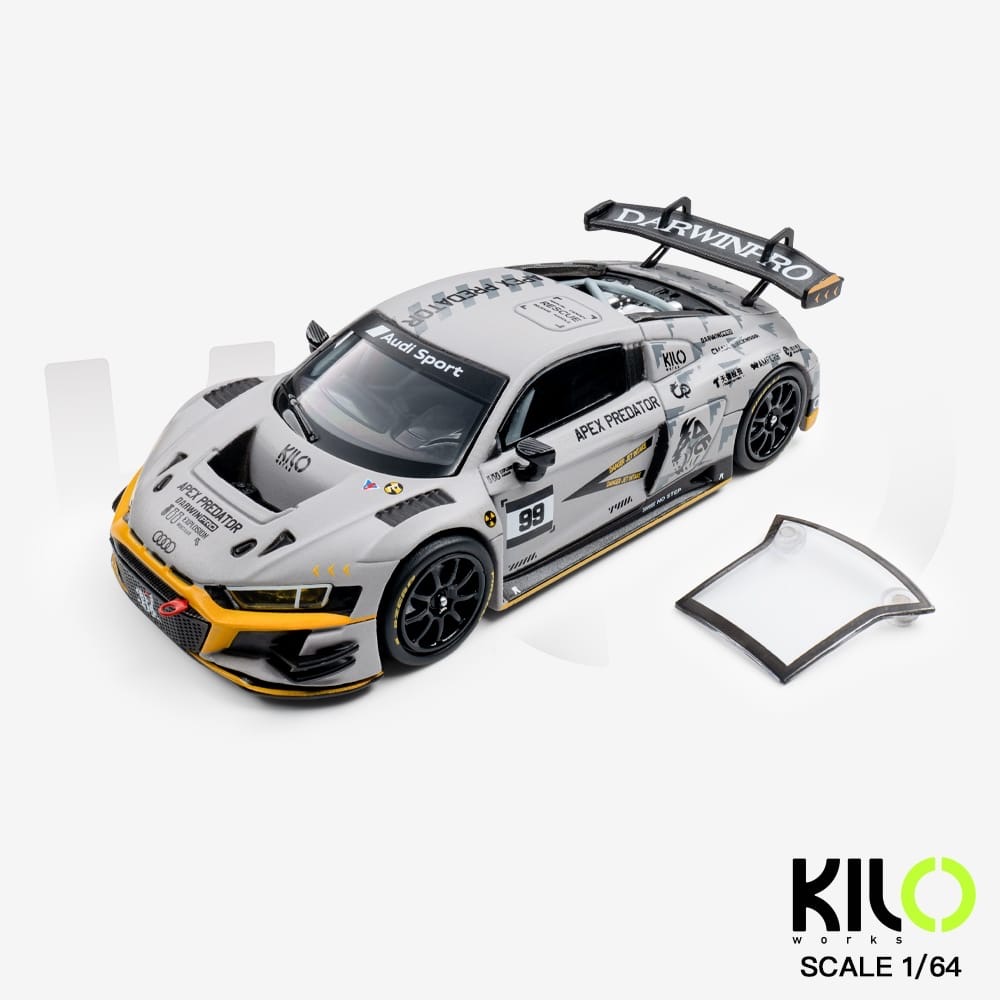 (預訂 Pre Order) KILO Works (KLW0036-25) KW x DarwinPRO 1:64 Diecast Model Audi / DarwinPRO Licensed Product - R8 LMS GT3 EVO Il