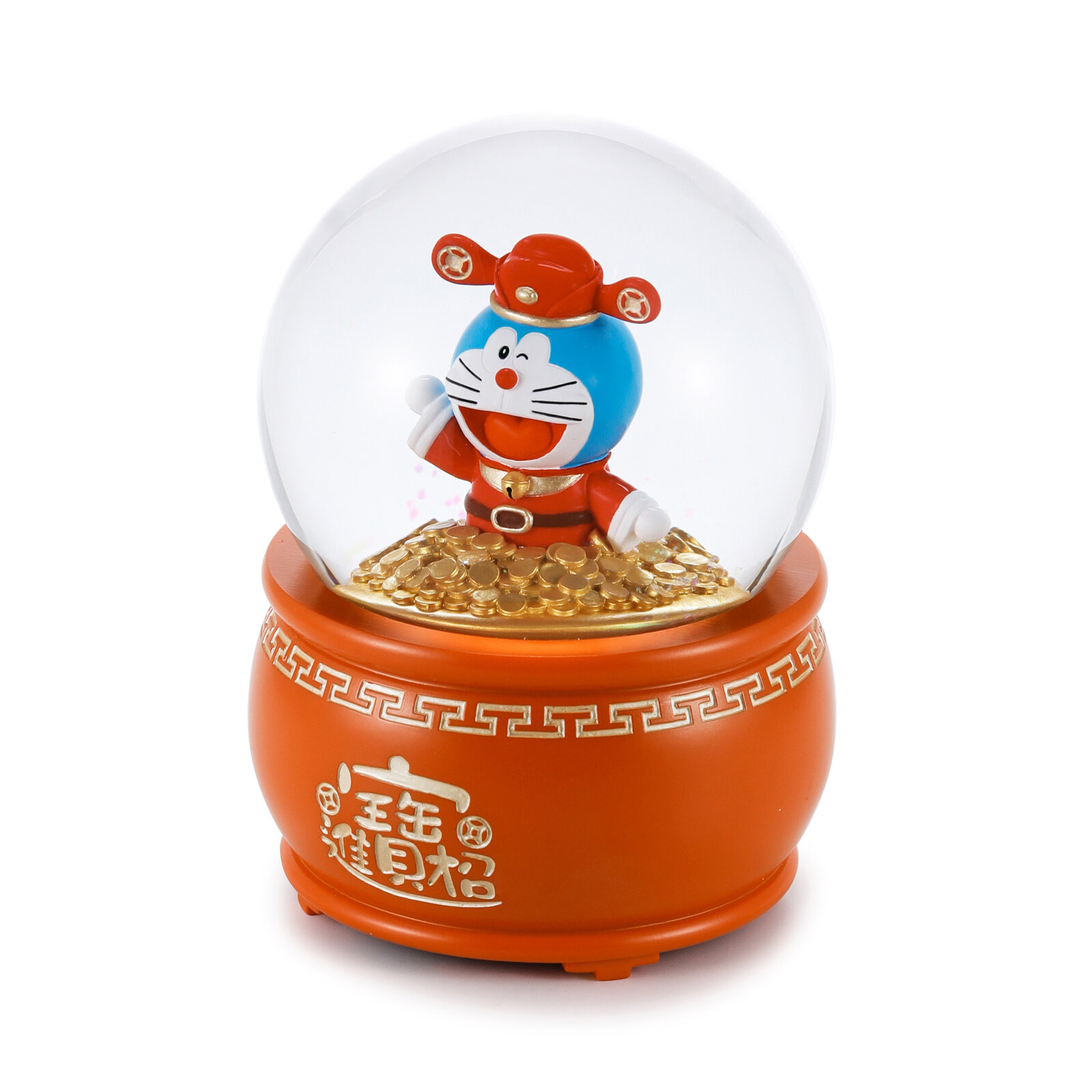 📦訂購 Jarll Doraemon 多啦A夢 招財進寶 水晶球音樂盒