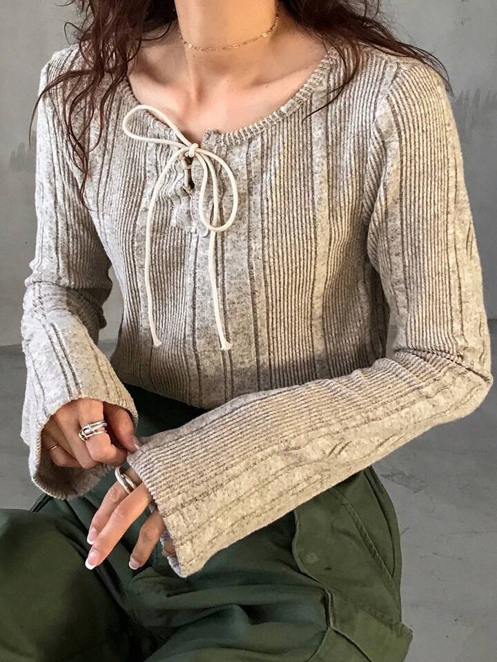 羅紋針織上衣