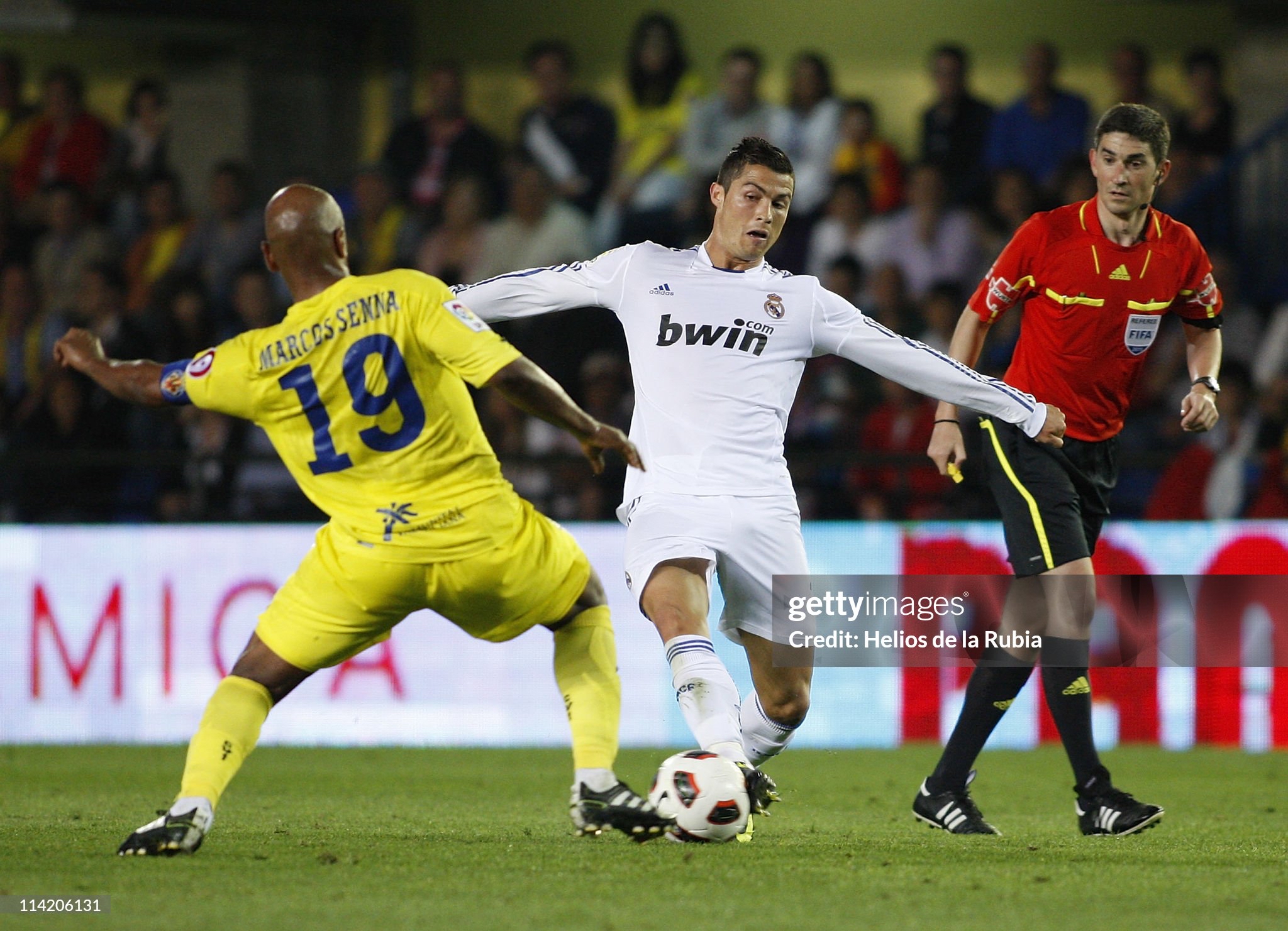 2010-11 維拉利爾 主場 球迷版 連字章齊廣告 西甲fullset