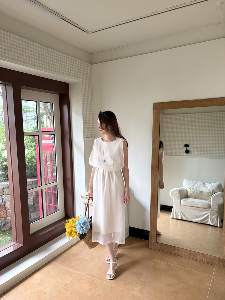 The Romance Two-Way Dress (Cream)