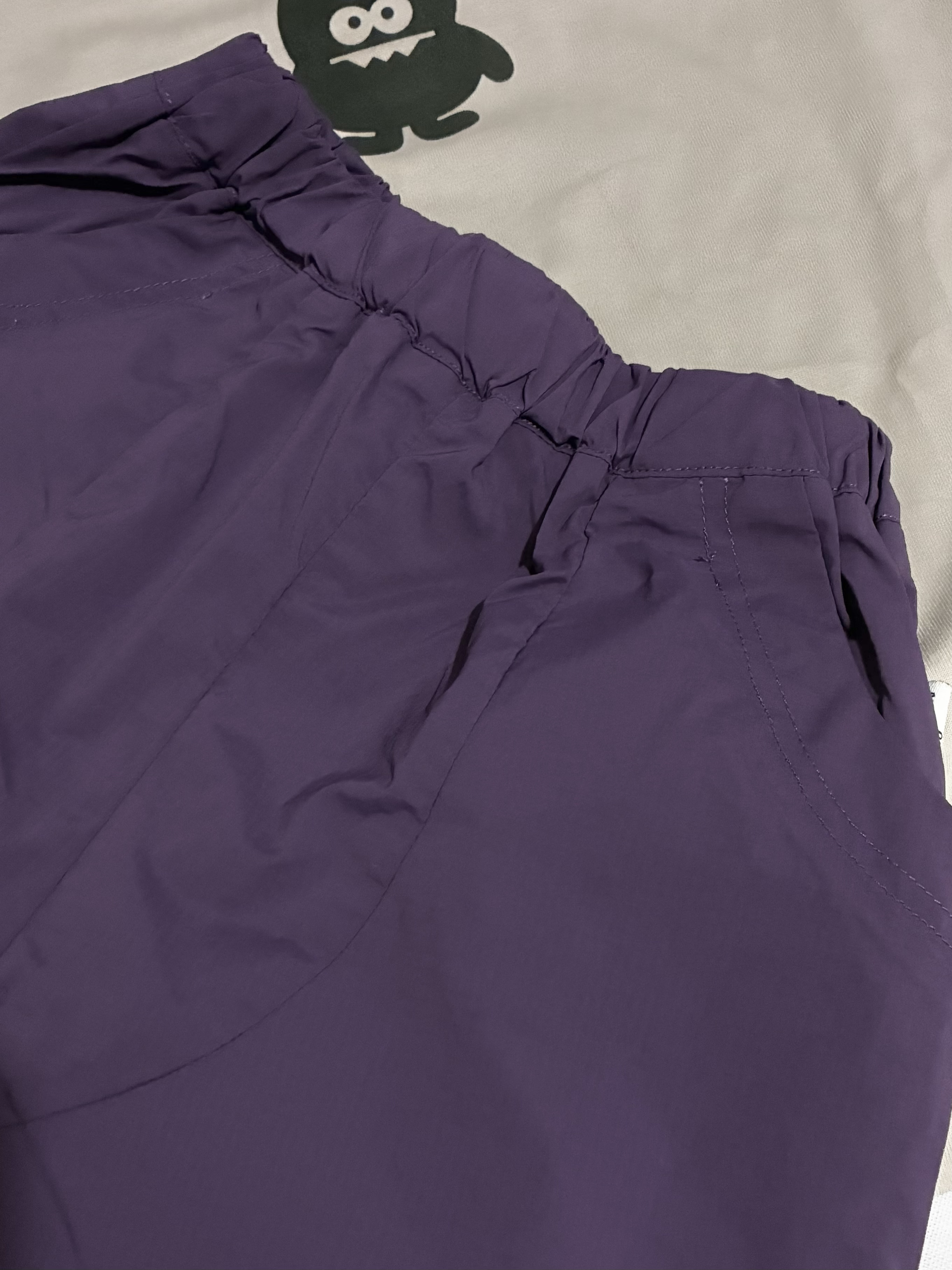 蕈紫色休閒短褲YZ25150