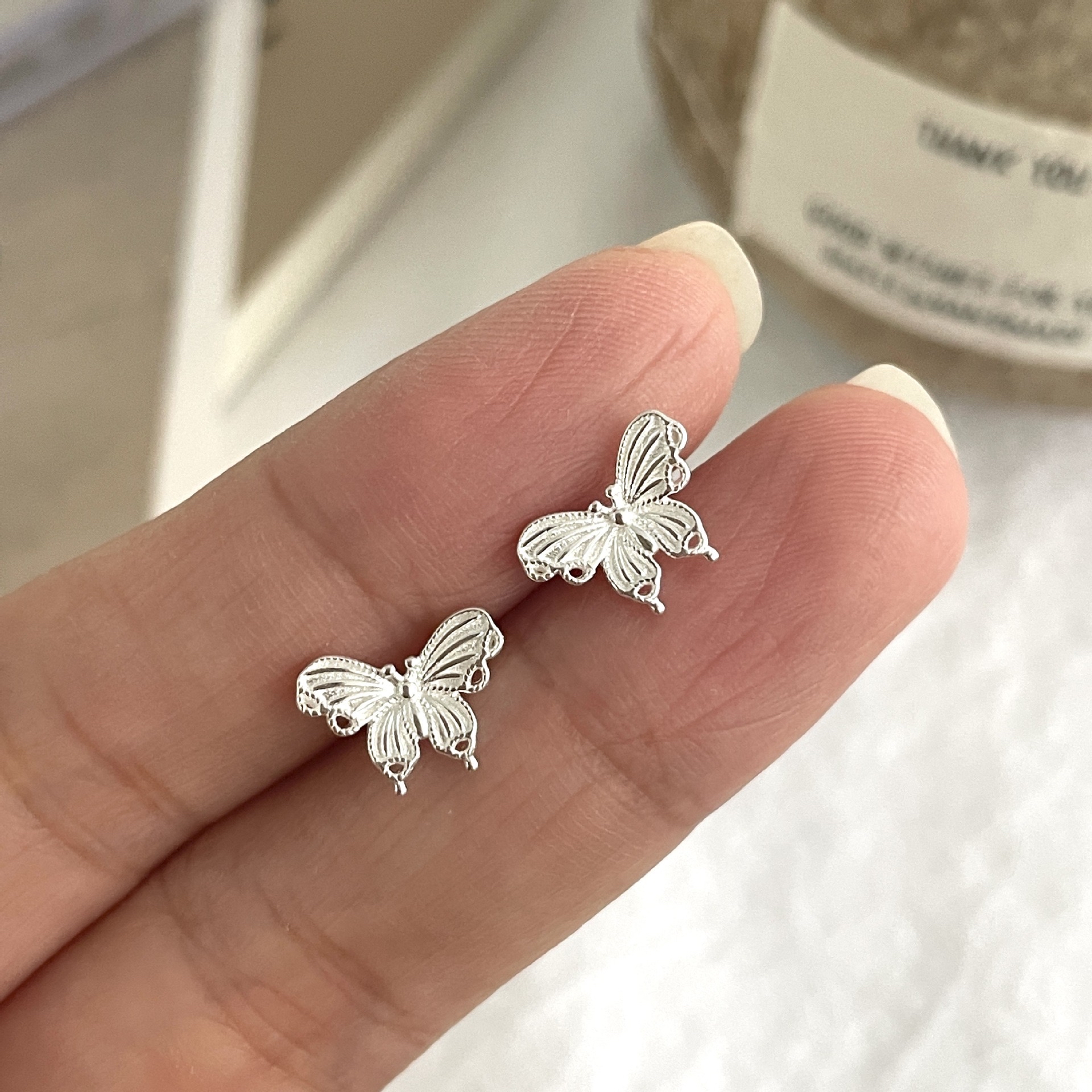 小清新蝴蝶耳钉