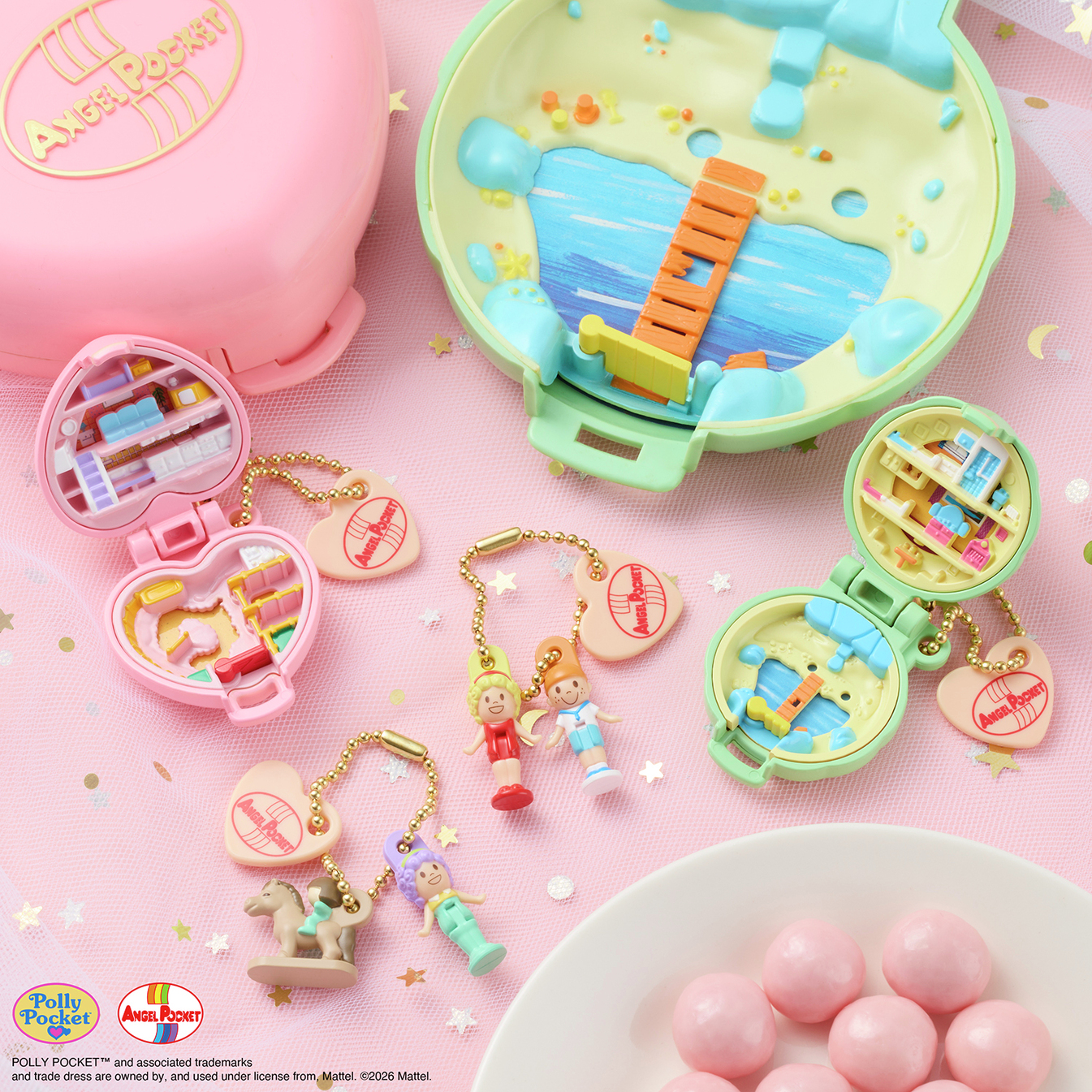 Angel Pocket 食玩 迷你微型系列&朱古力球 Polly Pocket BOX #P-GLT0032 [BANDAI] (PRE-ORDER) [2026/11]