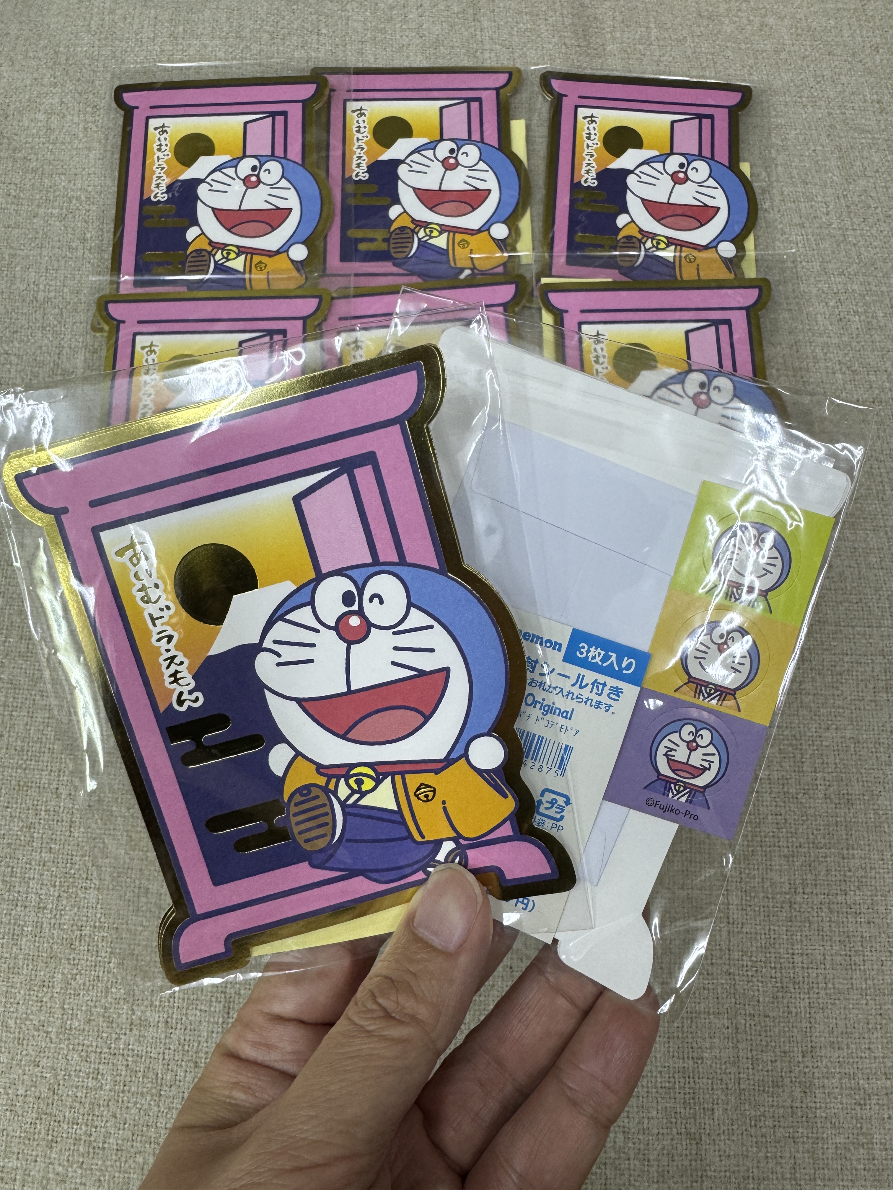 [現貨] [日本直送] 多啦A夢 | 利是封 3枚入 {TF2410012}