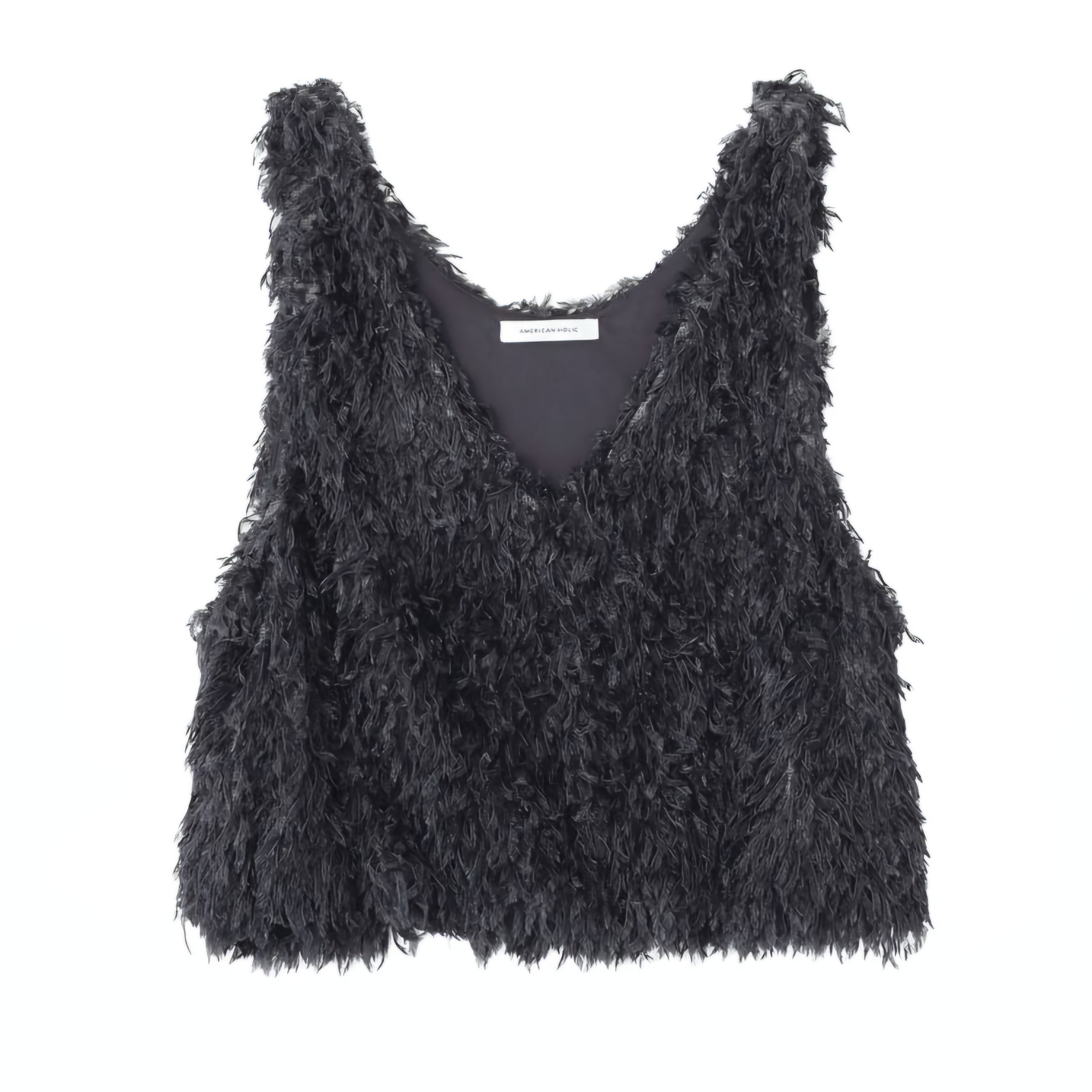 日本預購 V領羽毛背心