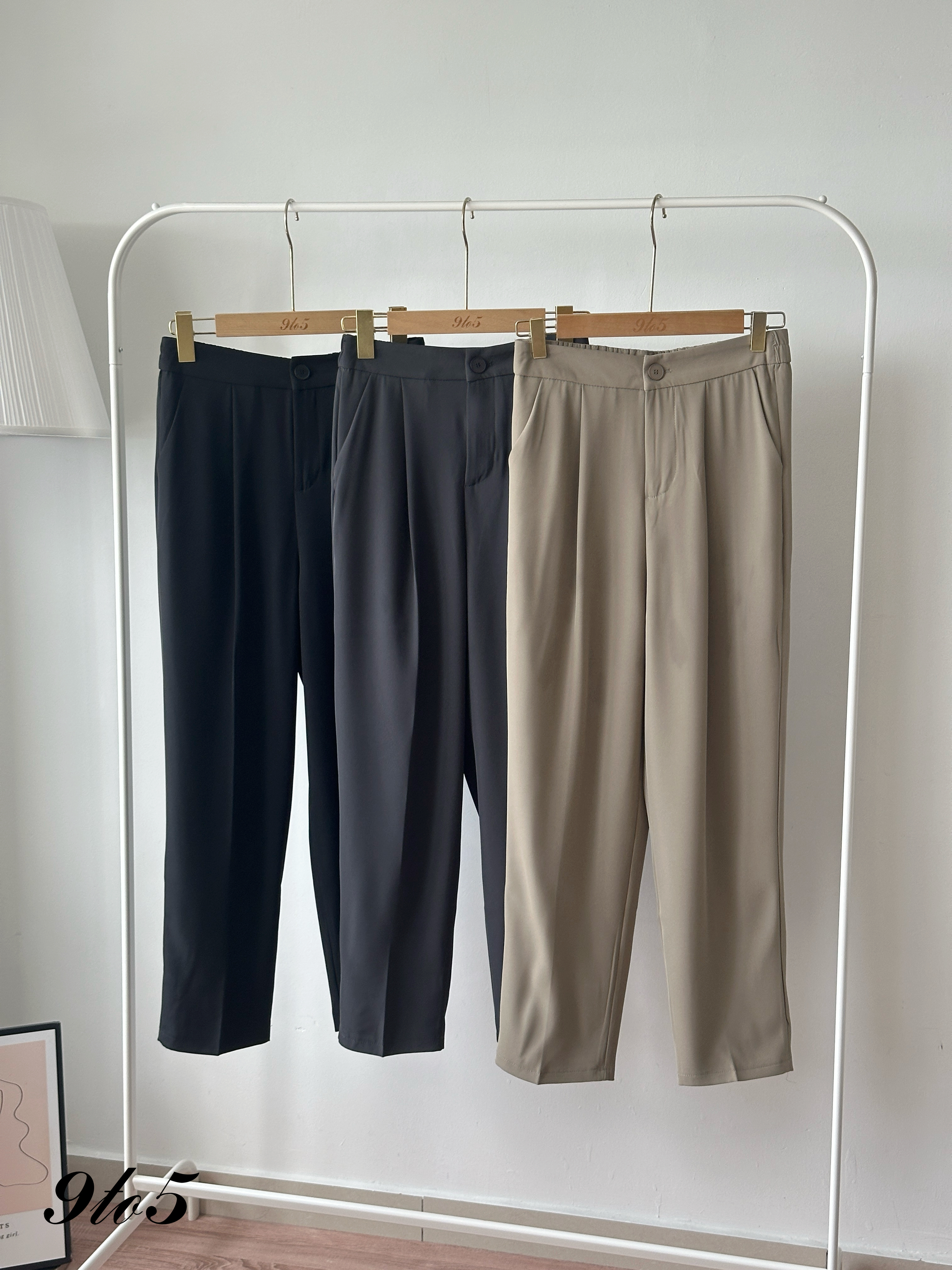 S1949 Long Straight Pants - 3 Colors 