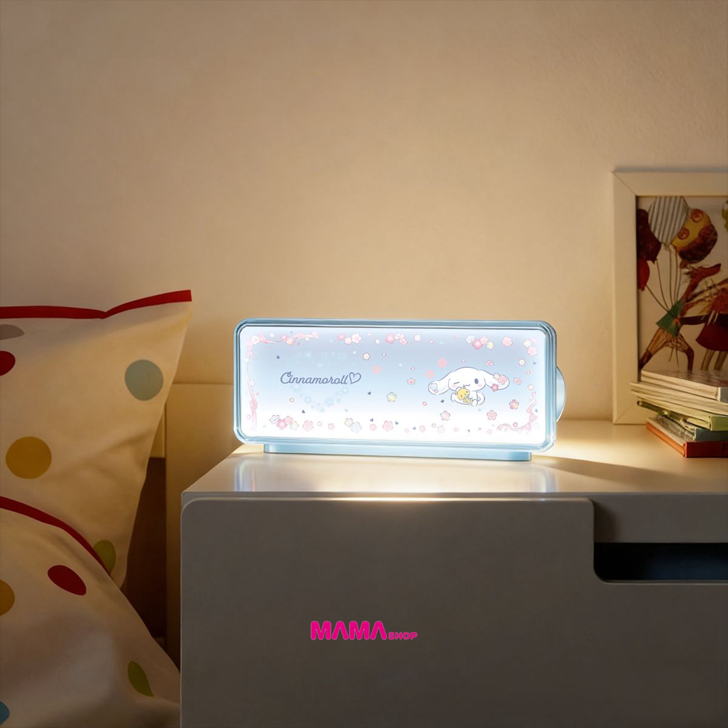 Rhythm F05 玉桂狗無線充電+無線藍牙喇叭小夜燈