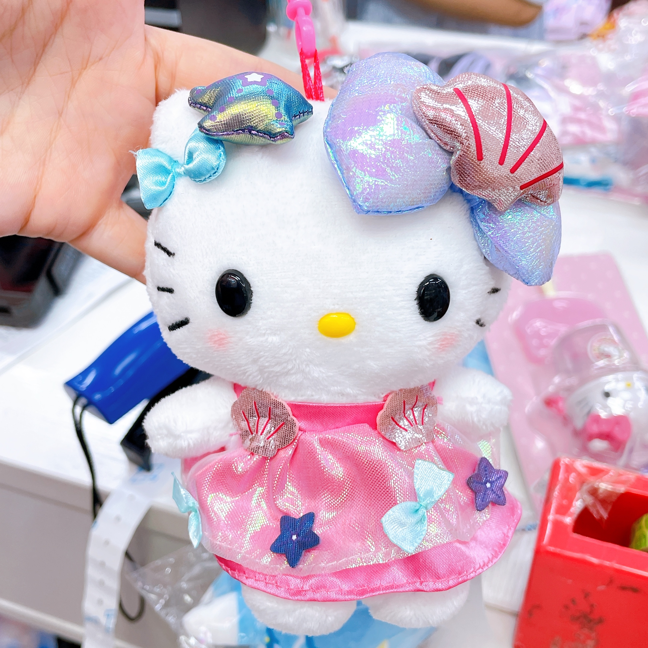 原裝行貨Hello Kitty  海底系列公仔掛飾