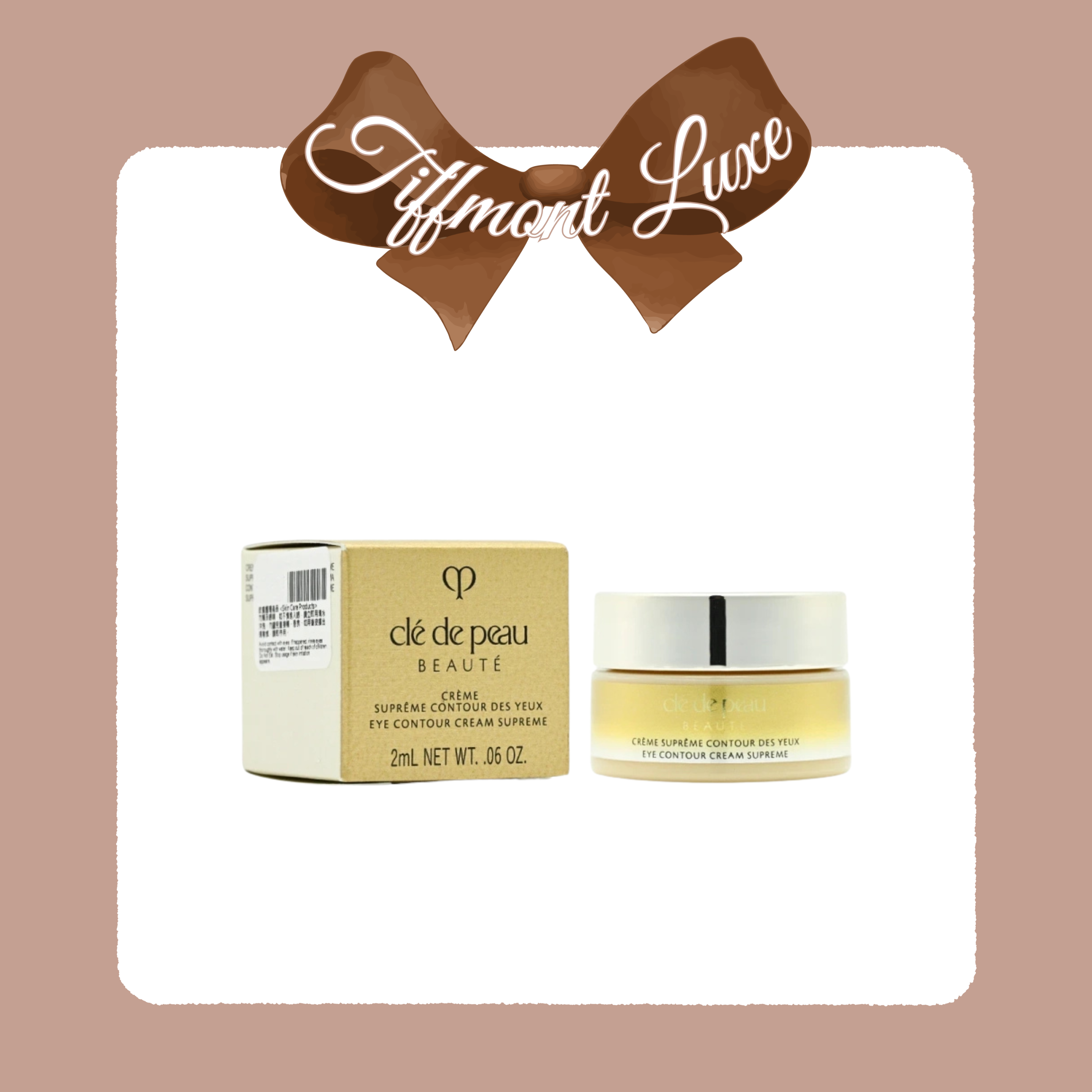 Sample Cle De Peau 高效煥活眼霜 EYE CONTOUR CREAM SUPREME 2ml